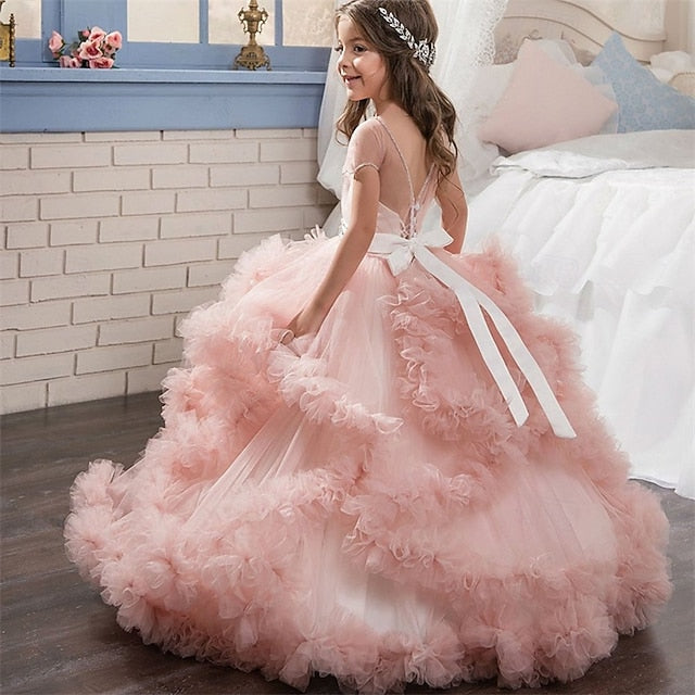 Girl Flower Dress Kid's Girls' Princess FashionChic
