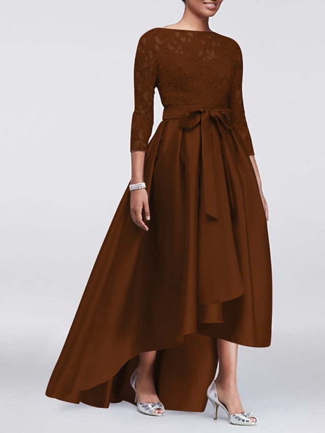 Mother Elegant Size the of Bride Plus Wedding Dress A-Line Guest FashionChic