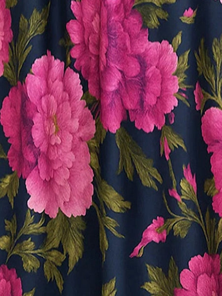 the Print Gown of Mother A-Line Bride Elegant Evening Floral FashionChic