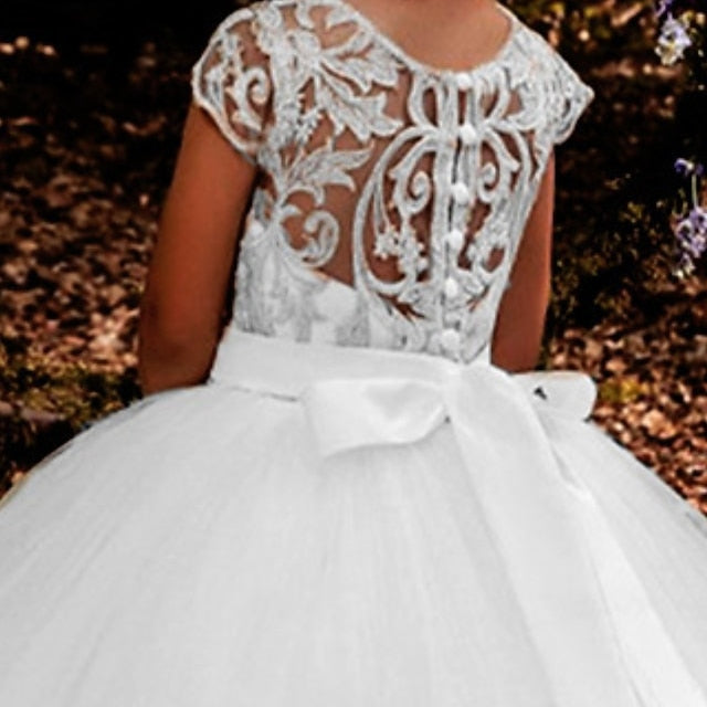 Floral Dress Flower Kids Solid Colored Girl Girls' FashionChic