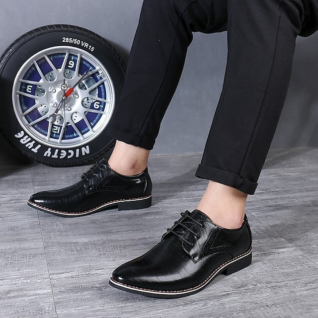 Oxfords Shoes Dress Business Men's Classic Derby FashionChic