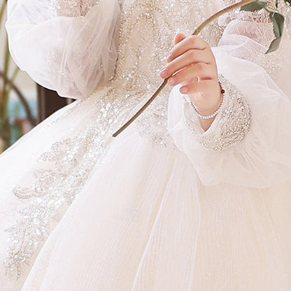 Girls' Kid's Princess Flower Dress Girl FashionChic