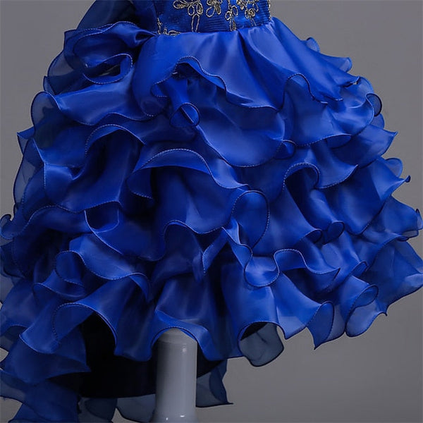 Girls' Floral Summer Party Ruffle Kids 4-13 Dress Wedding FashionChic