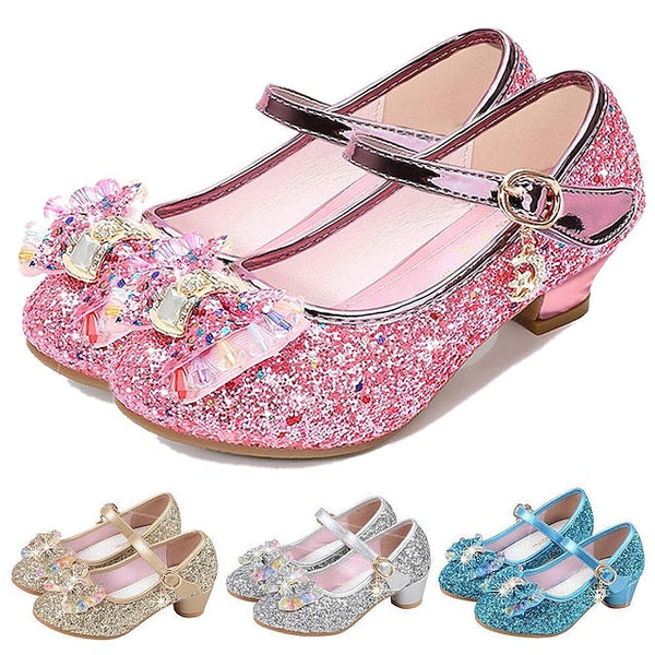 Girls' Party Princess Glitter Mary Sparkling – Shoes Jane FashionChic