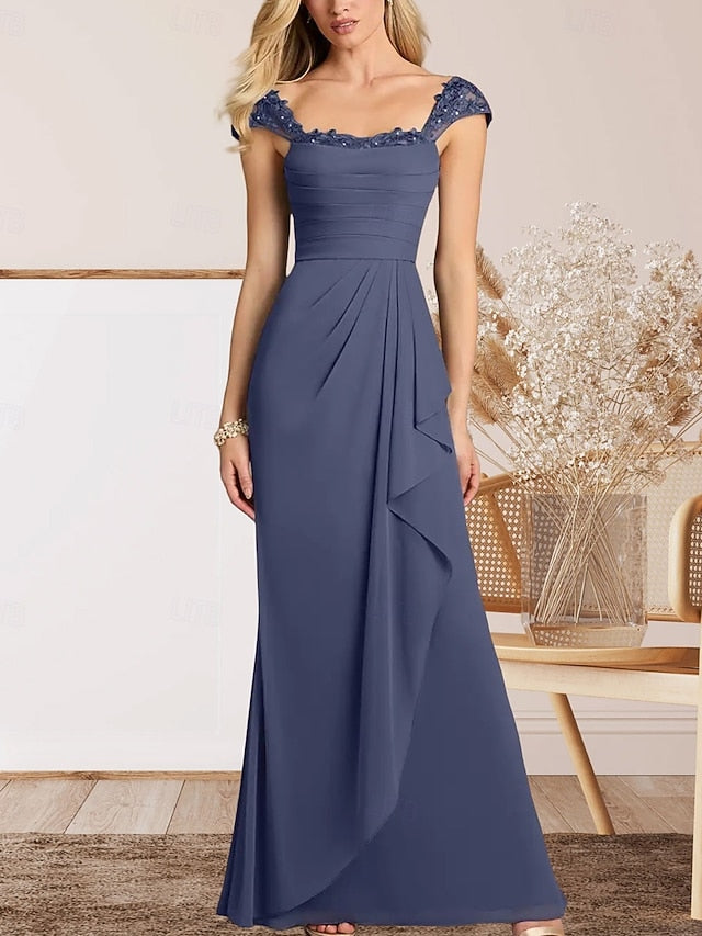 the Elegant Mother Guest A-Line Wedding Dress Bride of FashionChic