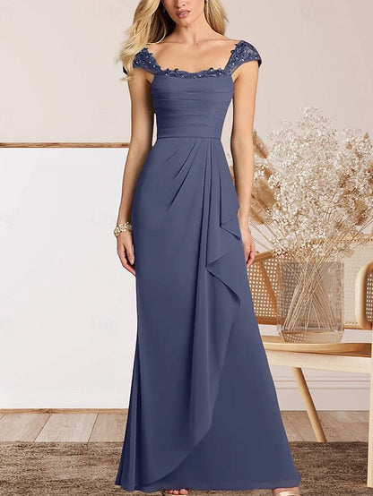the Elegant Mother Guest A-Line Wedding Dress Bride of FashionChic