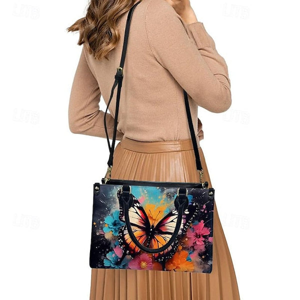 Women's Shoulder Handbag Boston PU Bag Crossbody FashionChic