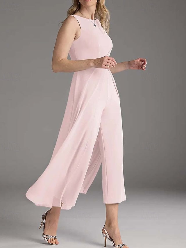 Guest Bride Jumpsuit Mother Simple Elegant Wedding of the FashionChic