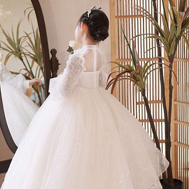 Girls' Kid's Princess Flower Dress Girl FashionChic