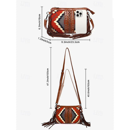 PU Crossbody Leather Bag Shoulder Wristlet Women's Bags FashionChic