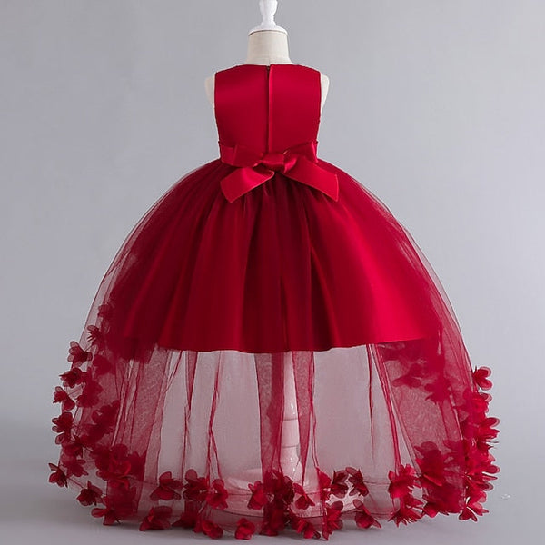 Toddler Solid Dress Color Party Girls' Sleeveless FashionChic