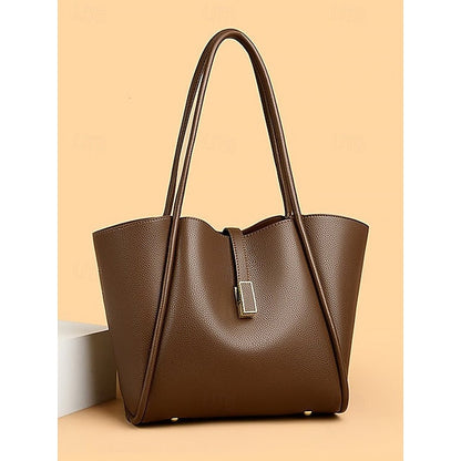 Green Faux Tote Women's Bag Leather FashionChic