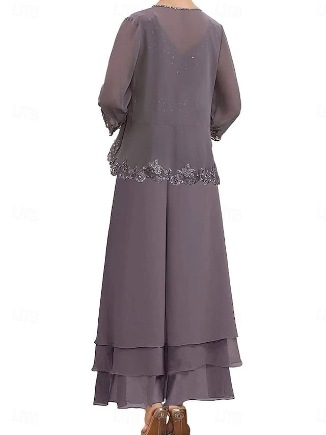 Mother Sets Elegant Bride Dress of the Guest Wedding FashionChic