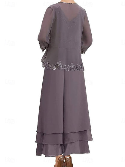 Mother Sets Elegant Bride Dress of the Guest Wedding FashionChic