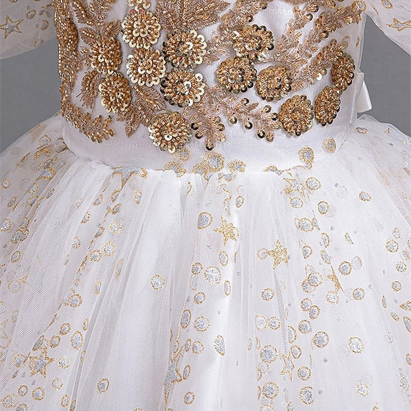 Princess Girls' Girl Kid's Flower Dress FashionChic