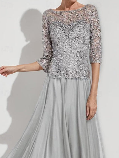 the Bride of Minimalist Dress Boat Mother Elegant A-Line Simple FashionChic