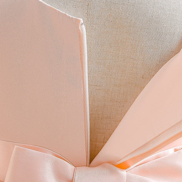 Kids Sleeveless Color Formal Girls' Dress Party Solid FashionChic