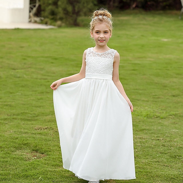 Formal Girls' Flower Kid's Girl Dress Lace FashionChic