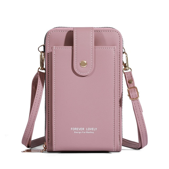 Mobile Phone PU Women's Bag Shoulder Crossbody FashionChic