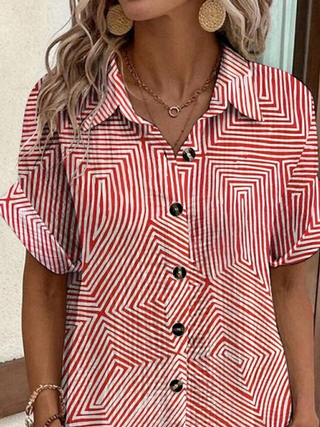 Women's Mini Dress Shirt Dress Casual Dress Print Dress FashionChic