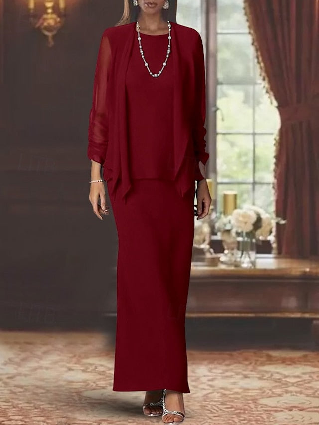 the 3 Dress Mother Sheath Wedding Piece Guest Bride of Formal FashionChic