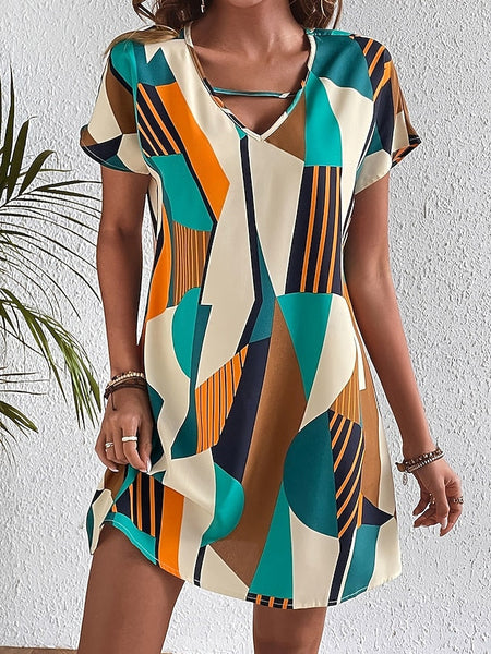 Women's Midi Dress Casual Dress T Shirt Dress Tee Dress FashionChic