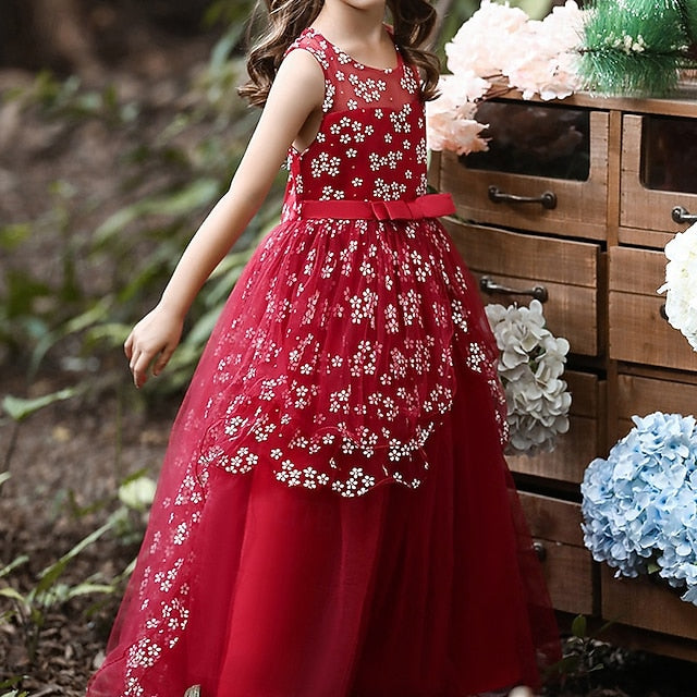 Girls' Kids Solid Cosplay Color Dress Party FashionChic