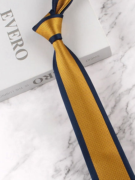 with Necktie Pattern Classic Polyester Men's FashionChic