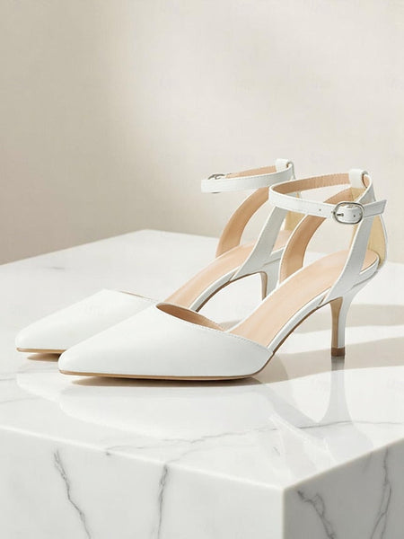 Glitter Heels Gold Ankle Strap Women's FashionChic