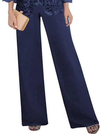 of the Mother Square Wedding Dress Elegant Pantsuit Guest Bride FashionChic