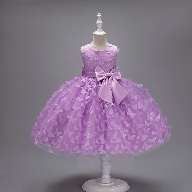 Girls' Dress Girl Flower Kids Butterfly Party FashionChic