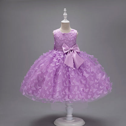 Girls' Dress Girl Flower Kids Butterfly Party FashionChic