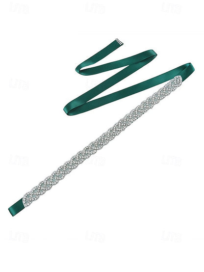 Wedding Waistband Crystal Rhinestone Bridal – Dress Elegant FashionChic