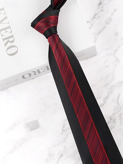 with Necktie Pattern Classic Polyester Men's FashionChic