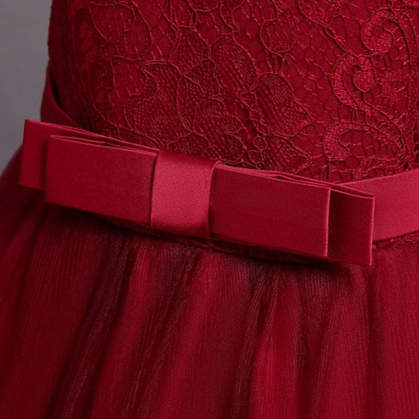 Dress Line Girls' Party Little A Floral Plain Kids FashionChic