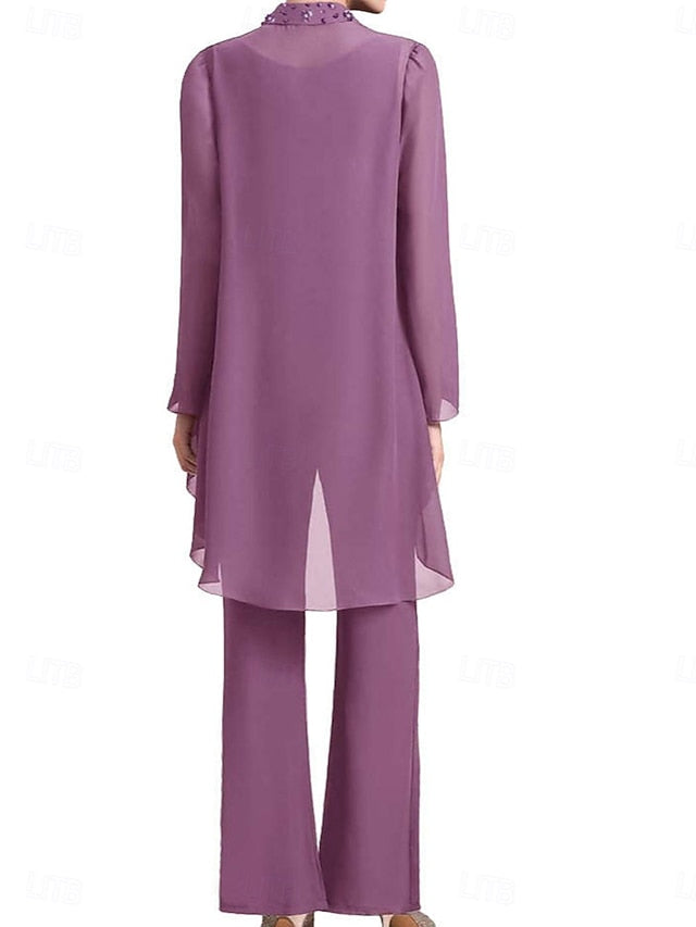 Elegant Simple Guest Bride Mother Dress the Pantsuit Wedding of FashionChic