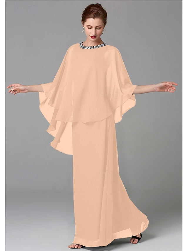 Plus the Size of A-Line Guest Bride Mother Wedding Elegant Dress FashionChic