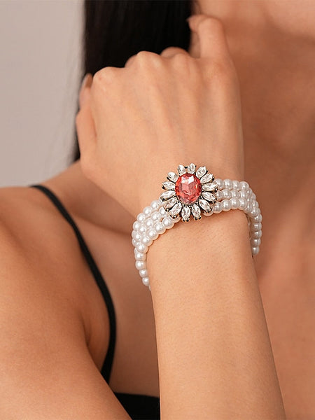 Earrings Set Women's Pearl Jewelry with FashionChic