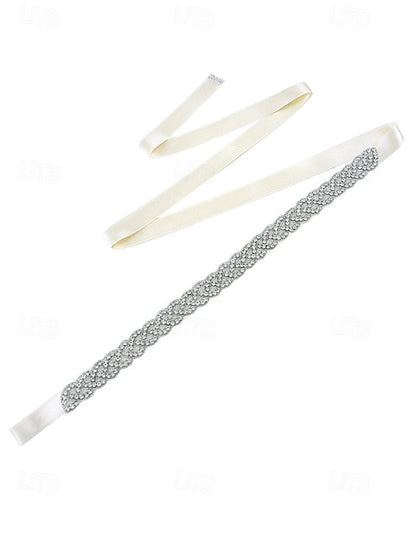 Wedding Waistband Crystal Rhinestone Bridal – Dress Elegant FashionChic