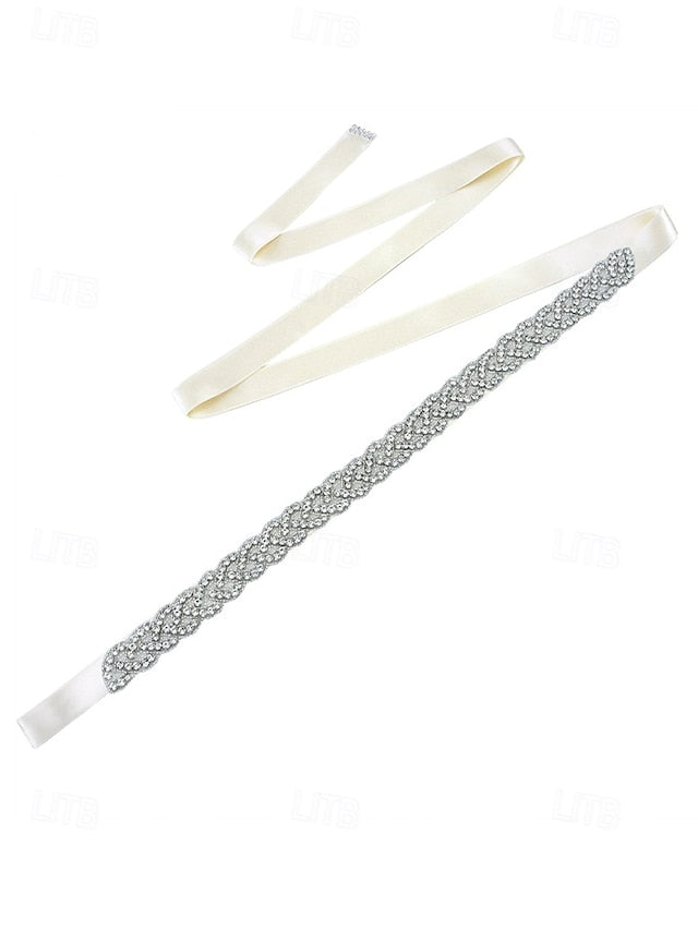 Wedding Waistband Crystal Rhinestone Bridal – Dress Elegant FashionChic