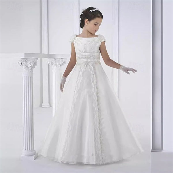 Kid's Dress Formal Flower Girls' Lace Girl FashionChic