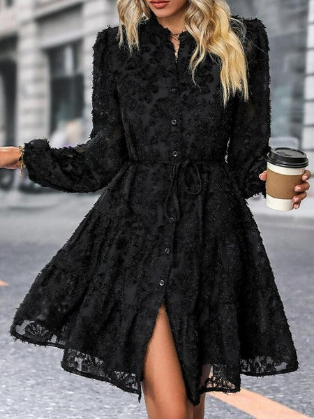 Women's Midi Dress Black Dress Cocktail Dress Formal FashionChic