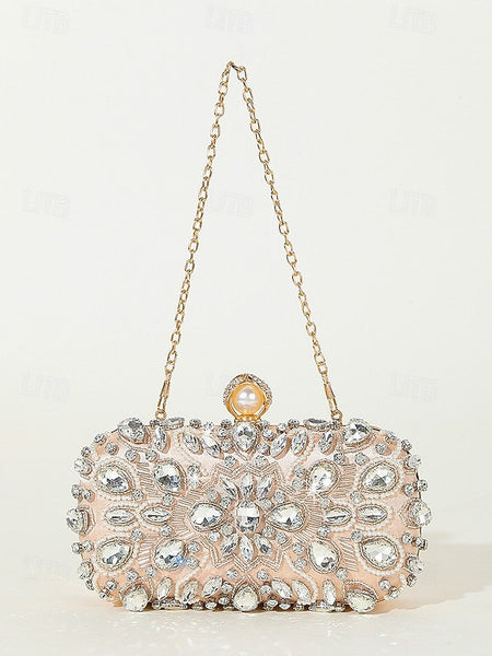 Bag Women's Clutch Crystal-Embellished FashionChic