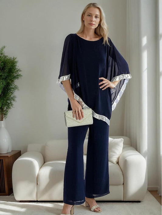 Two of Mother Pantsuit Simple Dress Bride Elegant the Piece FashionChic