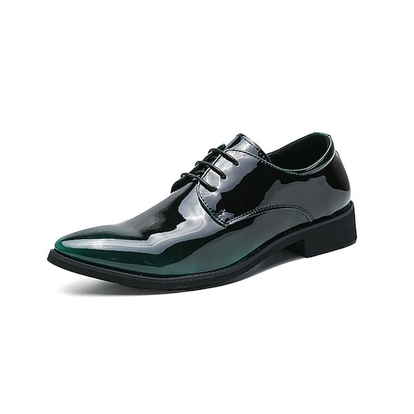 Shiny Formal Dress Shoes Oxford Patent – Men's Leather FashionChic