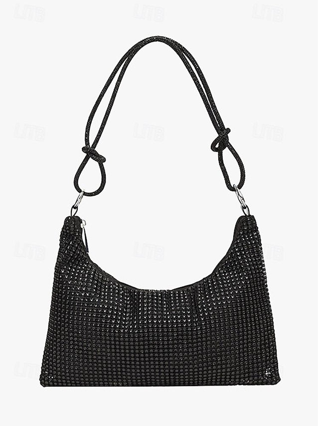 – Shoulder Women's Bag Elegant Handbag Rhinestone Evening FashionChic