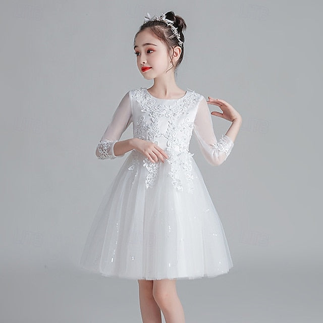 Dress Girls' Girl Princess Flower Kid's FashionChic