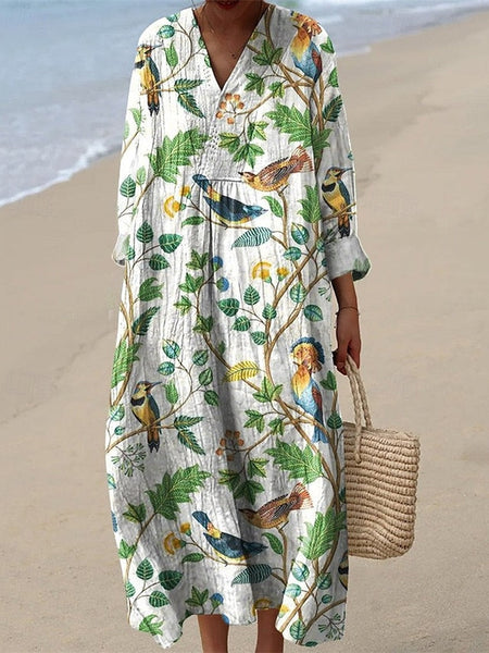Women's Midi Dress Casual Dress Print Dress Fashion Modern FashionChic