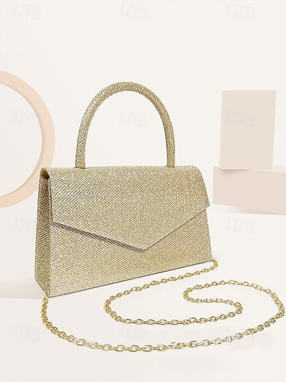 Women's Polyester Clutch Shoulder Evening Bags Bag Flap FashionChic