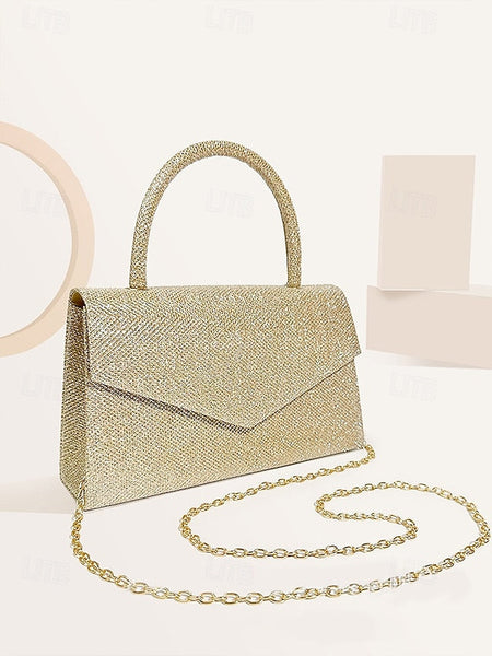 Women's Polyester Clutch Shoulder Evening Bags Bag Flap FashionChic
